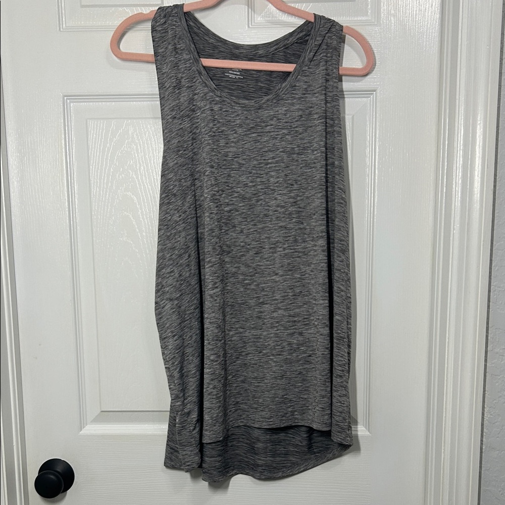 Athletic Works Racerback Charcoal Tank Top